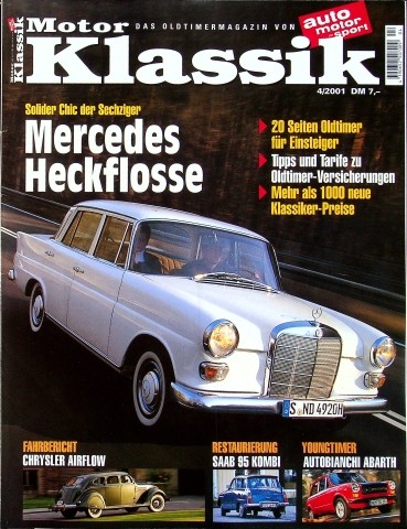Deckblatt Motor Klassik (04/2001)